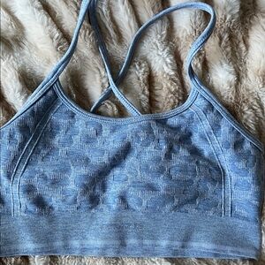 Prozis Textured Blue Sports Bra